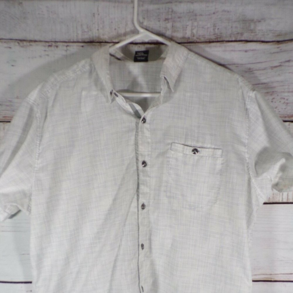 Kuhl Tapered Fit Short Sleeve Shirt Metal Button Outdoor Lightweight Men's XL